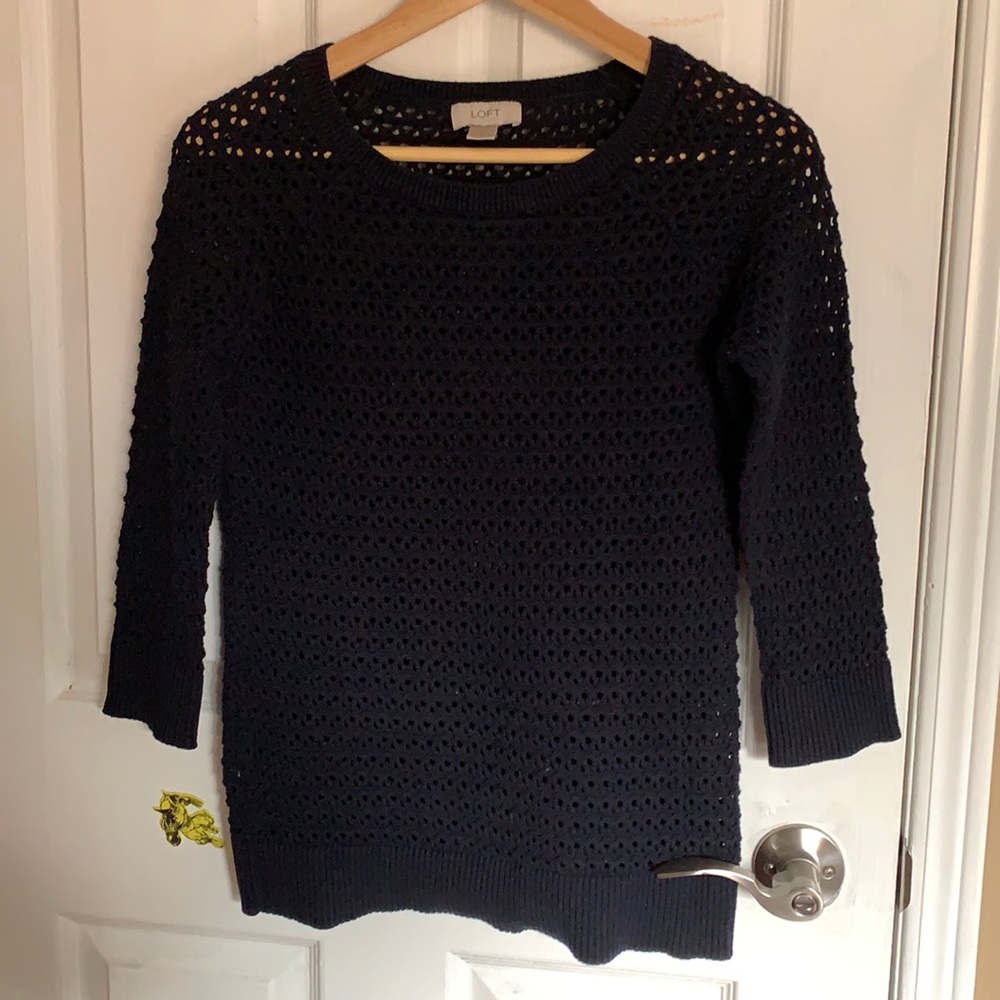 2/$30 Loft Sweater in Navy